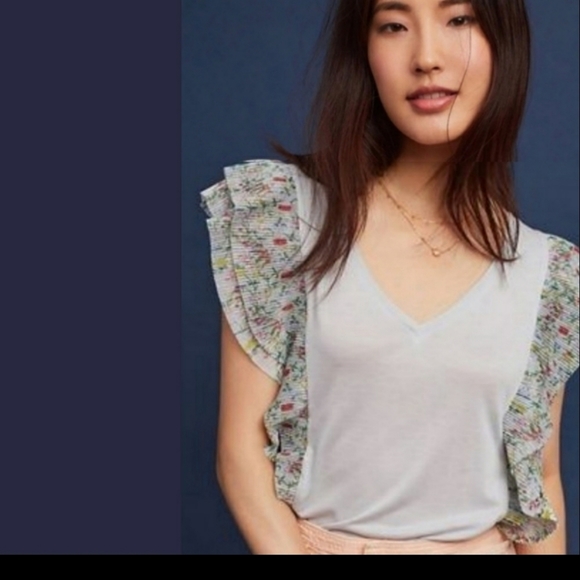 Anthropologie Vanessa Virginia Top Size XLARGE NWT - Picture 3 of 6